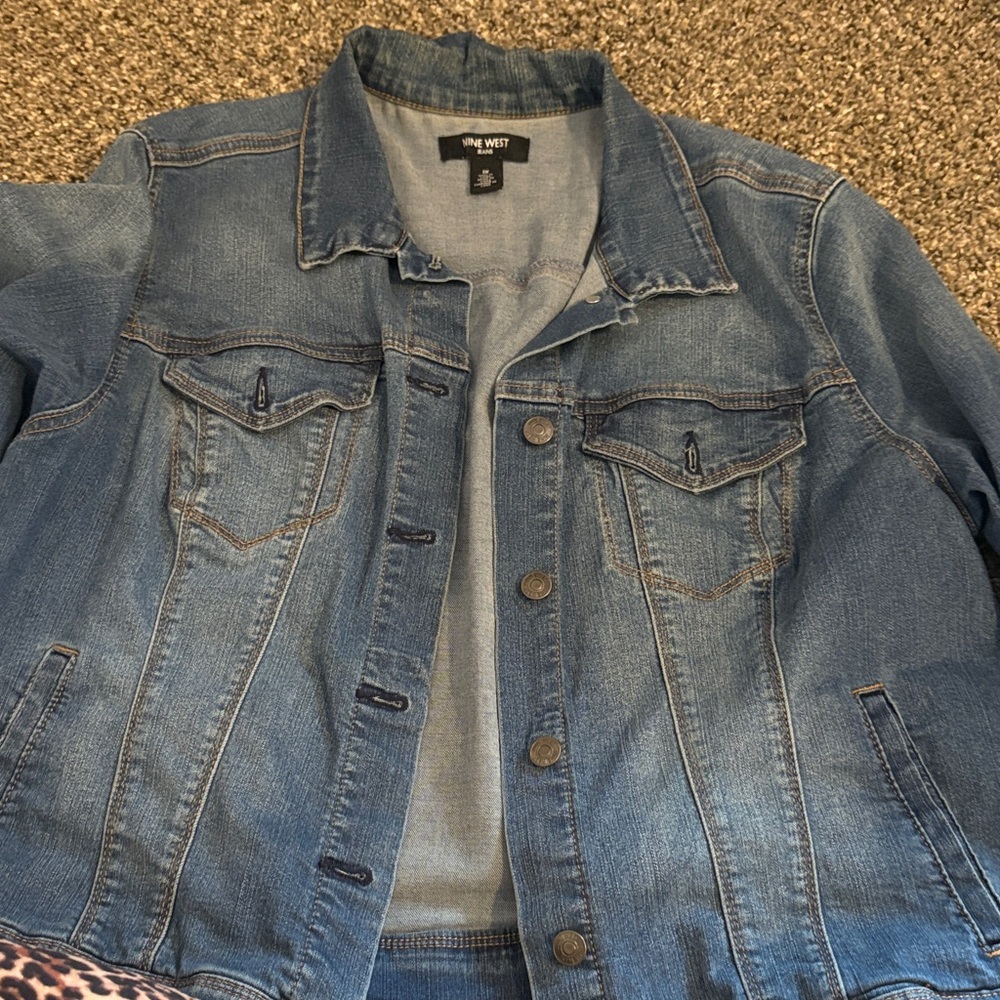 Nine West Stretch Denim Jacket